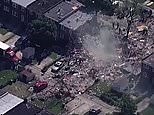 Video: Aerial footage shows devastation after fatal Baltimore explosion | Daily Mail Online