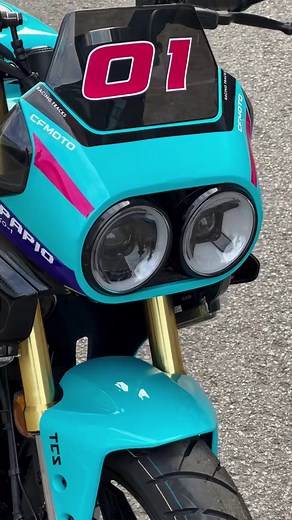 CFMOTO Papio XO 125 Racer: Gaya dan Prestasi