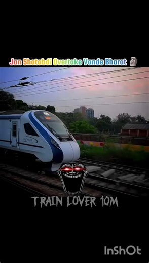 Jan Shatabdi Overtake Vande Bharat 🗿 #JanshatabdiExpress #VandeBharat