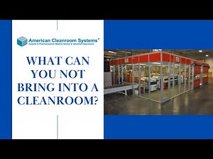 What NOT to Bring into a Cleanroom | American Cleanroom Systems