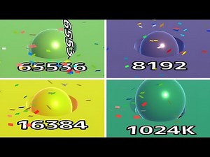 Ball Run Infinity - 65536 16384 8192 1024K - Mobile Gameplay Level 59