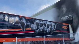1.2K views · 46 reactions | Update: At 10:48 am, Bat7, T31, E33, E27, T28, E29, R24, and Fremont Fire Department E58 responded to a fully engulfed big rig into a building at Alvarado Niles Road and Central Avenue in City of Union City, California. The fire never extended into the building. #ALCOFIRE | Alameda County Fire Department | Facebook