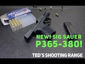 First Look at the NEW Sig Sauer P365 380! Low Recoil, Light Weight Micro Carry + RANGE TIME!