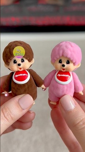 World’s Smallest Monchhichi 🐵 #gifted #monchhichi #asmr #sensory #WSMonchhichi