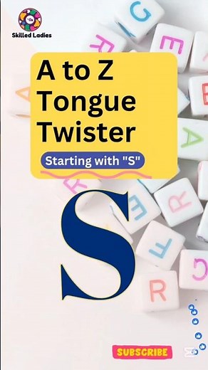 A to Z Tongue Twister Challenge – Letter S | English Accent Practice (British vs American)