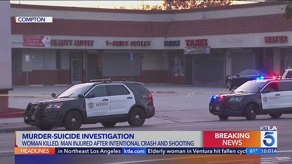 Intentional crash leads to murder-suicide in Compton