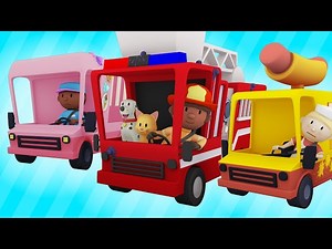 Trucks At The Car Wash! | Best of Carl's Car Wash Season 1 | Cartoons For Kids - Videos For Kids