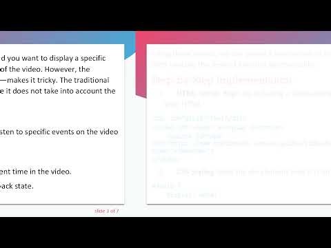 How to Synchronize setTimeout with Video Time in JavaScript