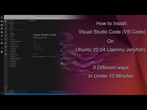 How To Install VS Code on Ubuntu 22.04 - Jammy Jellyfish