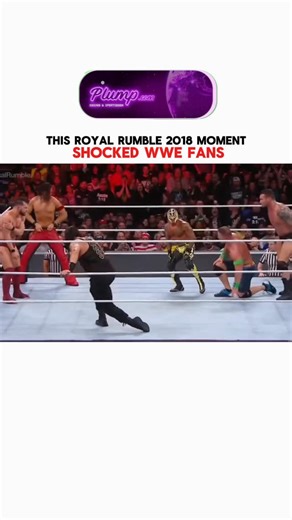 TrueBits on Instagram: "The final six of Royal Rumble 2018 gave the WWE Universe a moment that will never be forgotten. Inside the ring stood the future of WWE — Roman Reigns, Finn Bálor, and Shinsuke Nakamura — face to face with living legends John Cena, Randy Orton, and Rey Mysterio. It wasn’t just about winning the Rumble anymore; it was about legacy, pride, and the passing of the torch. Every stare, every strike, and every near elimination felt historic. Fans in the arena and around the worl