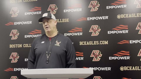 Boston College Head Coach Bill O'Brien on Potential for Alums to Join Program