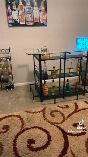 Picking out a couple bar stools and the neon sign for the wall is on the way! | Taylor Jennings