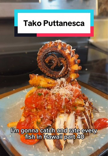 Deep Fried Smoked Octopus Puttanesca Recipe
