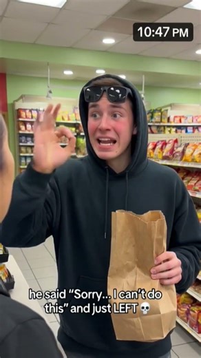 He Tried To Rob a Store… Then Apologized Midway 😭💀#crime fails #dumbest criminals