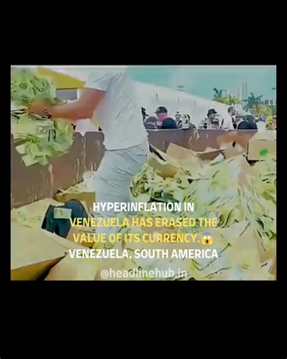 Headline_Hub.in on Instagram: "After Nicolás Maduro came to power in 2013, Venezuela’s currency collapsed, losing 99.999999998% of its value 🇻🇪 . Follow for more. . Disclaimer: This post is shared for informational/entertainment purposes. All credits go to the original owner. DM for credit or removal. . #currency #money #viral #viralreels"