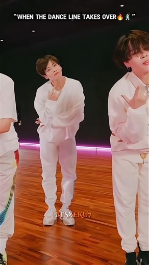 BTS Dance Line on Fire 🔥