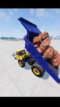 🚗💥 4 Vehicles at 500 KM/H Jumping Off Giant Ramp! | BeamNG.drive Shorts