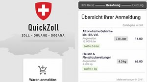 «Quick Zoll»: Die Anti-Schmuggel-App