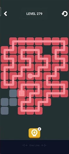 Block Blast One Line Level 279 Solution & Walkthrough | Puzzle Game (Android & iOS Shorts)