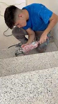 Terrazzo Stairs #terrazzo #diy #a1terrazzo #construction