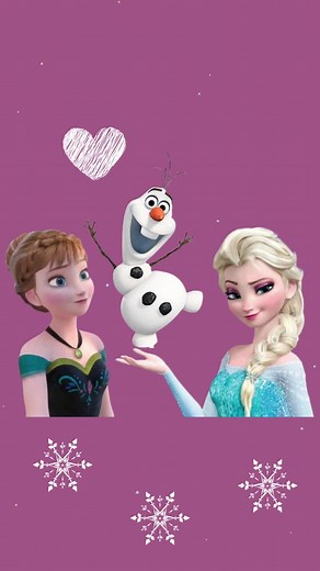 Frozen Characters - Elsa, Anna, and Olaf