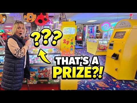We Won a VERY Rude Prize?! 😳🎰 Chapel St Leonards Arcade Day Out At Millers Arcade