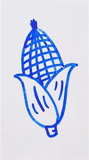 New Drawing Video#Easy Art#Virl Video#You Tube Shorts#Trending#Nura art#How To Draw Corn👍👌💕