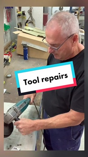 Howard’s near 40-year old sander/polisher died. $20 later it was fixed. #tools #toolrepair #toolmaintenance #diy #tiktokdiy #makita #astilldesign