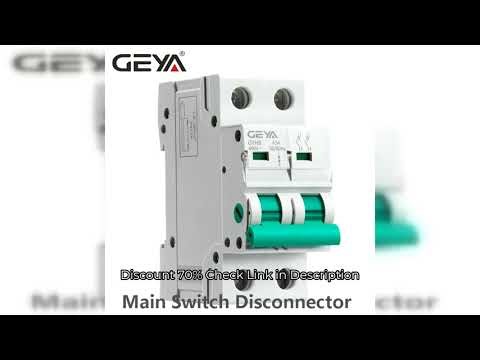 Din Rail 2Pole Main Switch Function Disconnector Switch Isolator Circuit Breaker 400VAC DP Breaker G