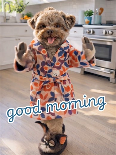 @noellerothofficial Du tanzt großartig – ich musste ein paar der Moves einfach ausprobieren! Danke für die Inspiration!🐾🙏💖 Guten Morgen! ☀️🐾 Alle einmal kräftig ausschütteln! Den Schlaf wegschütteln… und dann kann der Tag beginnen. Machen wir ihn zu einem tollen Tag!💖 #gutenmorgen #morningvibes #goodmorning #dogsoftiktok #duplo