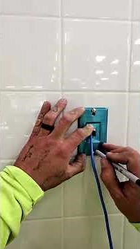 Mounting Emergency Analog Phone on Porcelain Wall | Telco & Communication Installation