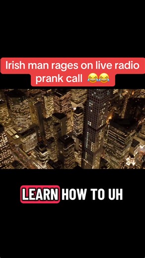 Irish man rages on live radio prank call. | Crazy prank call