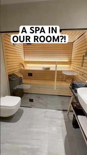 This Austrian Hotel Room Had a Sauna, Steam Shower & Jacuzzi! 🇦🇹