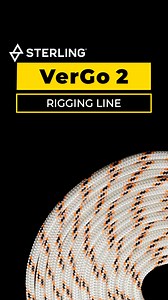 The VerGo2 is here! Tough rope built for smooth performance. With high strength and low elongation, this mid-sized 1/2” polyester double braid has a unique tracer and is ideal as a tower load line. Available in three diameter options—3/8", 1/2", and 5/8"—each in a distinct color for quick, easy identification. Whether you're in the field or on the tower, the VerGo2 is built to work as hard as you do. Available now at sterlingrope.com #SterlingRope #SterlingSolid #VerGo2 #RiggingGear | Sterling R