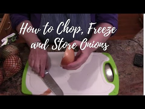 How to Chop, Freeze and Store Onions | Jill 4 Today