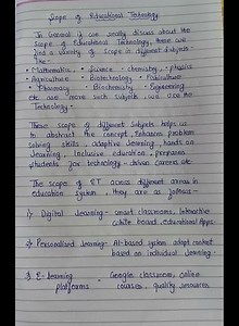Educational Technology (educational technology and management) with synopsis ✅#bachelorofeducation