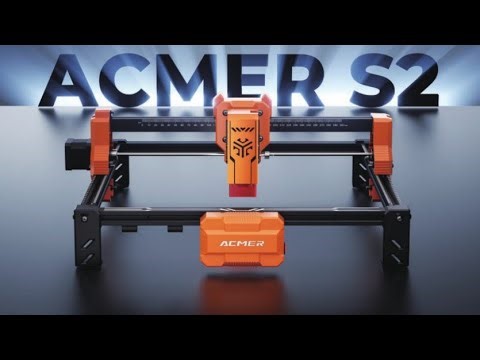 Testing the Acmer S2 Laser Engraver and Cutter - Review/Tests #acmer #acmers2 #laserengraving