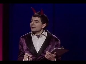 Rowan Atkinson as the Devil
