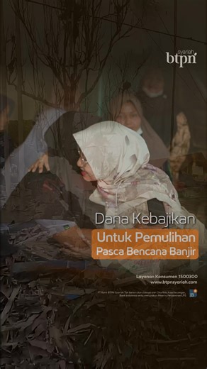 Halo Kawan Tepat, Dua bulan sejak bencana banjir dan longsor yang melanda Sumatra di tahun lalu, masih menyisakan duka bagi saudara-saudara kita di sana. Dana kebajikan Bank digunakan untuk membantu masyarakat terdampak di beberapa daerah, Direktur BTPN Syariah, Ibu Dewi Nuzulianti turut langsung menyampaikannya ke Desa Menang Gini, Aceh Tamiang, untuk membangun fasilitas sanitasi umum (MCK) sebagai salah satu upaya mendukung kebersihan dan kesehatan warga di sana. Bersama, dengan semangat goton