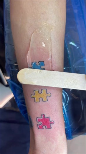Unique Puzzle Tattoo Designs for Autism Awareness