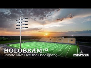 Holophane® | HOLOBEAM™ RGB Sports Field Lighting Concept