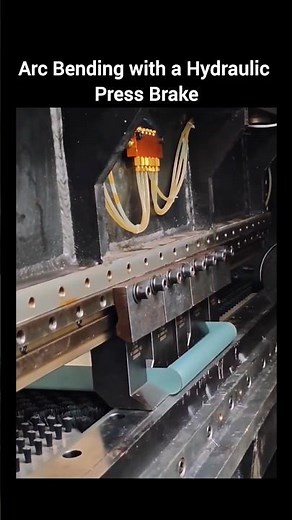 Arc Bending with a Hydraulic Press Brake