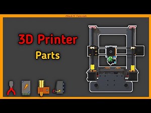 Parts Of 3D Printer | Anatomy Of 3D Printer | Akash K Tutorials