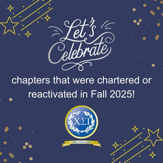 Join us in celebrating the chartered and reactivated CSI chapters of Fall 2025! Alpha Xi - University of Oklahoma Sigma Upsilon Eta - Stockton University Eta Beta Gamma Omega - Hazelden Betty Ford Graduate School-Online Chi Iota Upsilon - Columbia International University Omega Mu Omega - College of William & Mary-Online Nu Phi - SUNY-New Paltz Sigma Alpha Nu - Texas A&M University-San Antonio Interested in chartering or reactivating a CSI chapter? https://www.csi-net.org/page/Chapter_Activate |