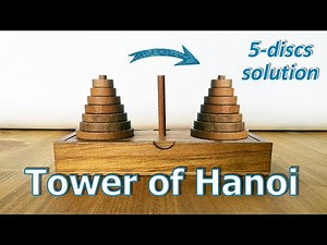Tower of Hanoi: 5-discs solution
