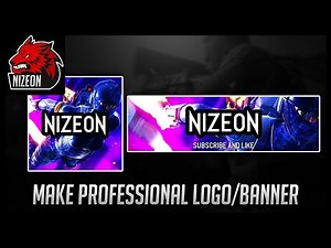 How to Make a Gaming Logo & Banner for YouTube/Twitch (Photoshop Tutorial)