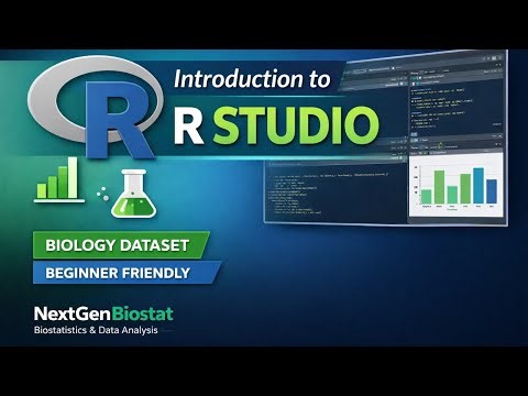 Biostatistics Using R | Simple Dataset Analysis in R Studio