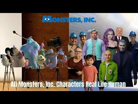 All Monsters, Inc. Characters as Real Humans! (AI Transformations) | Part 1-13