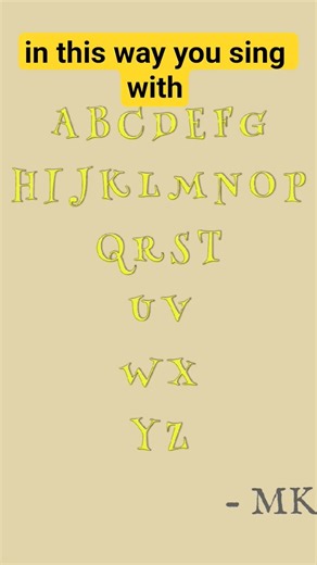 》ABC Sing whith me | MK | A B C Song #alphabetsong #abcdsong #mkalphabetsong #mkabcsong #mkabcrap