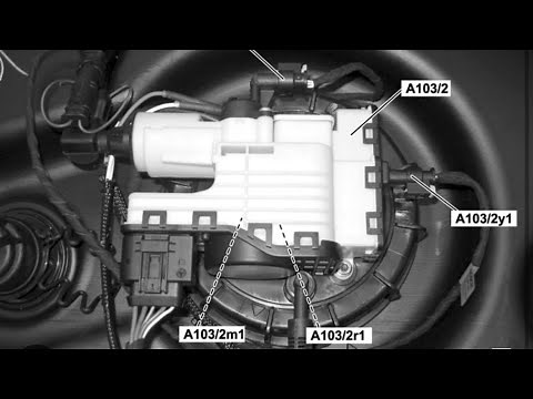 MERCEDES W213 AdBlue / SCR module location